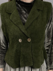 Sleeveless Jacket and Dress Set
