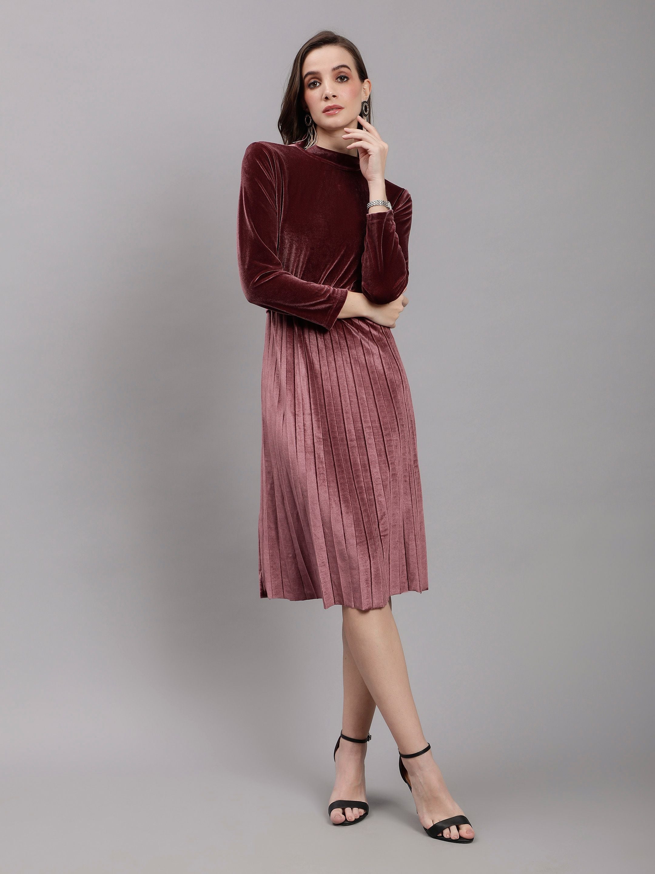 Sleeveless Jacket and Dress Set