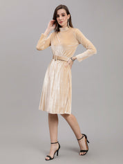 Sleeveless Jacket and Dress Set