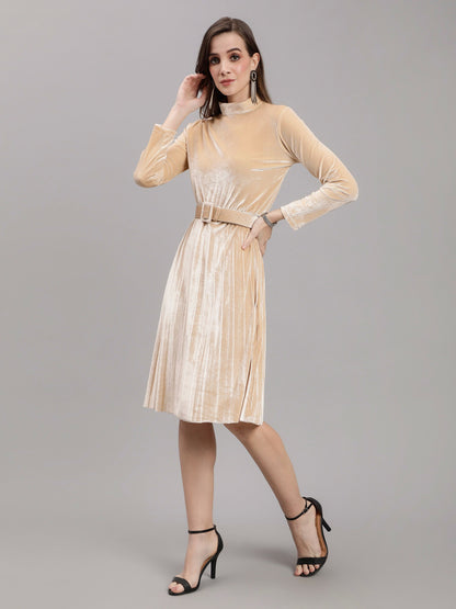 Sleeveless Jacket and Dress Set