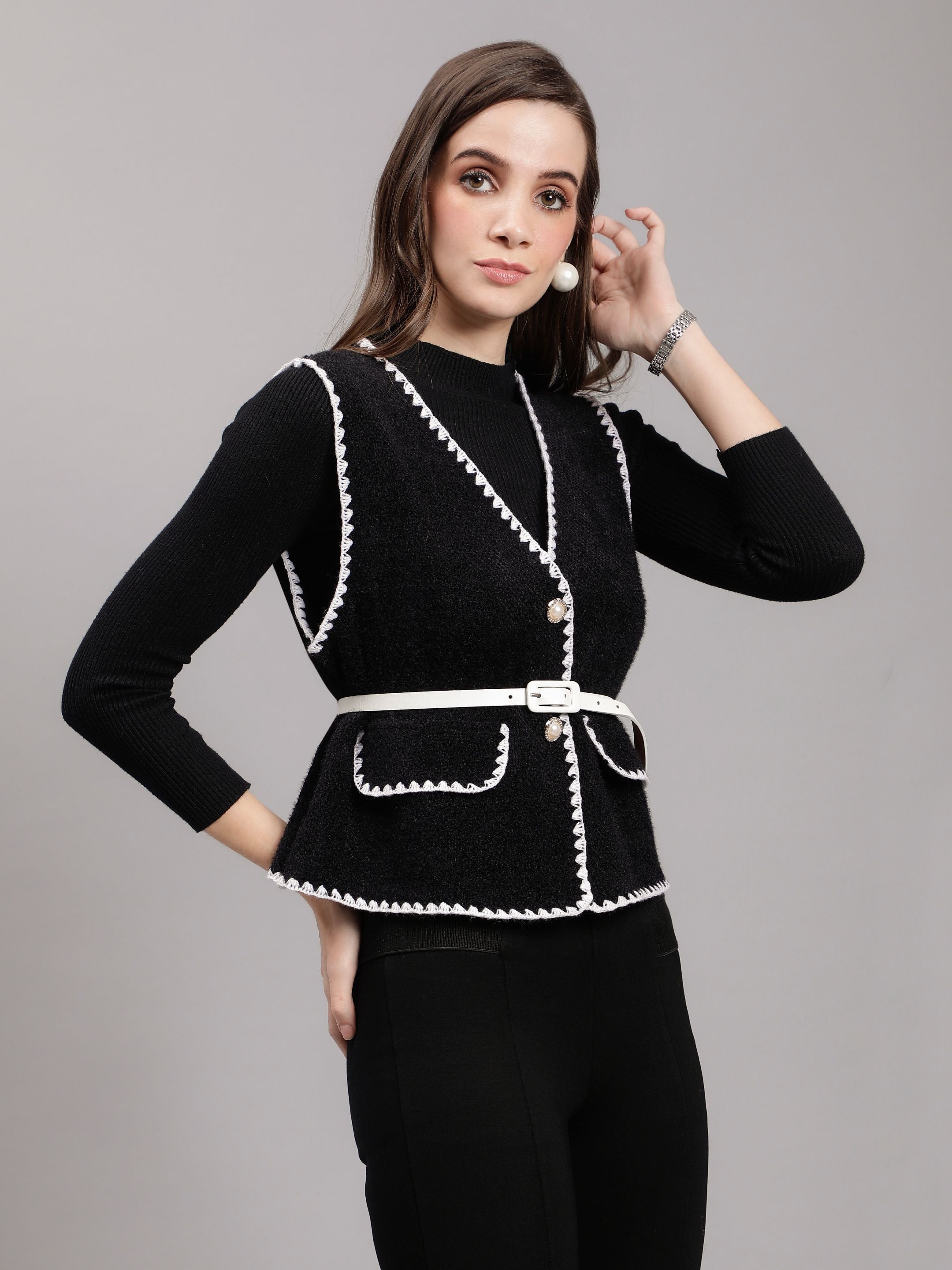 Crocheted Two Piece Set