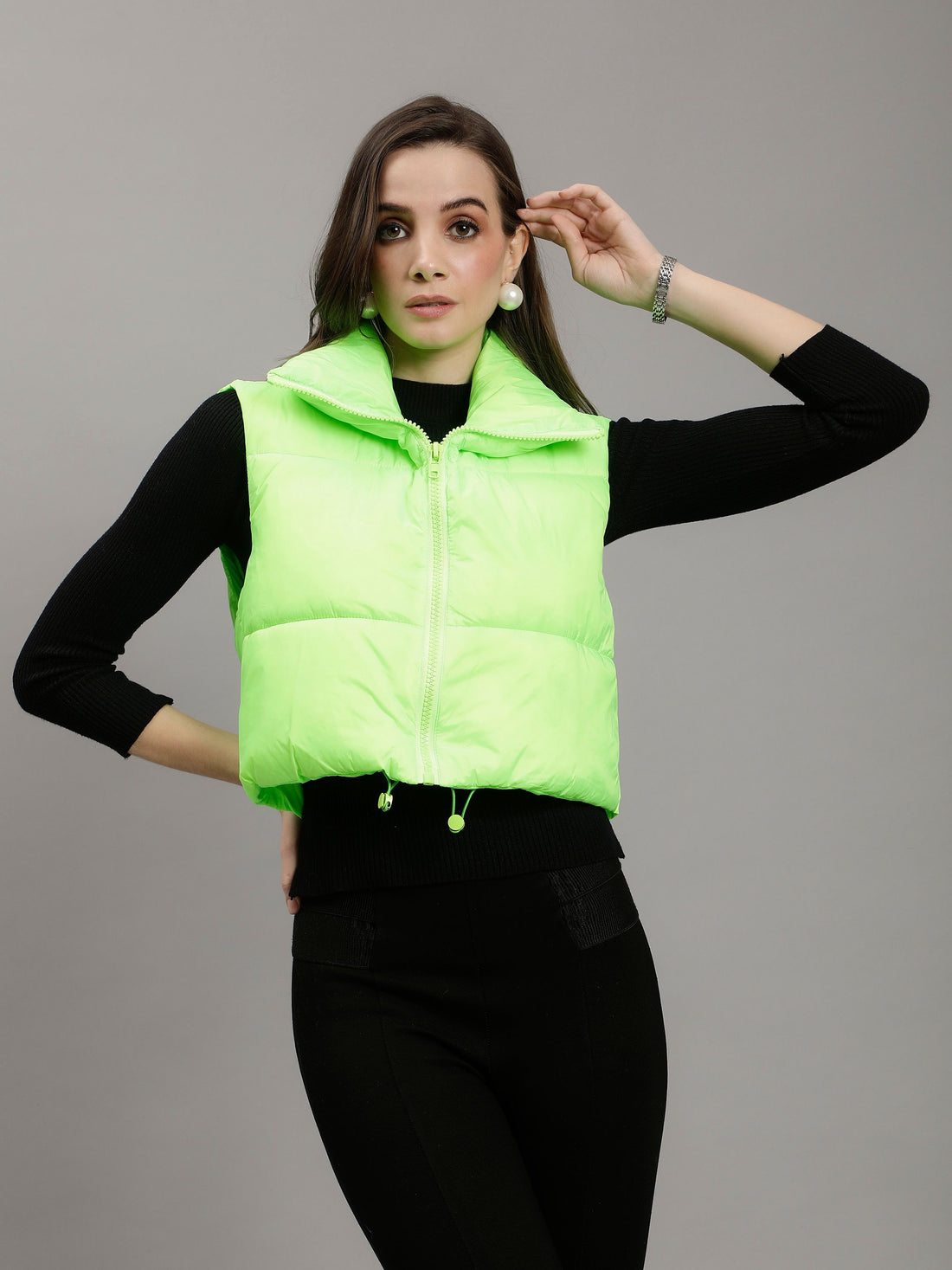Crop Puffer Jacket