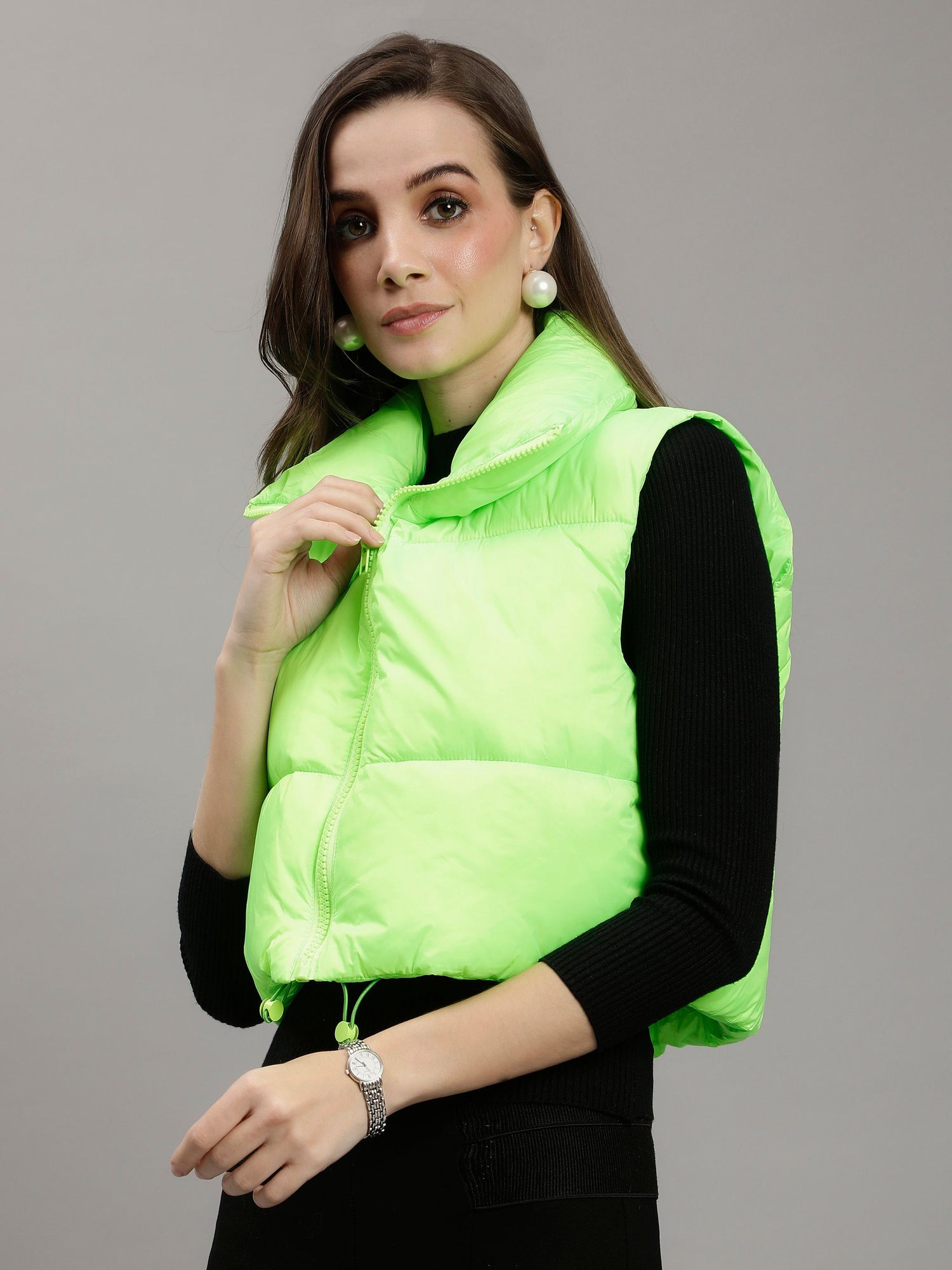 Crop Puffer Jacket