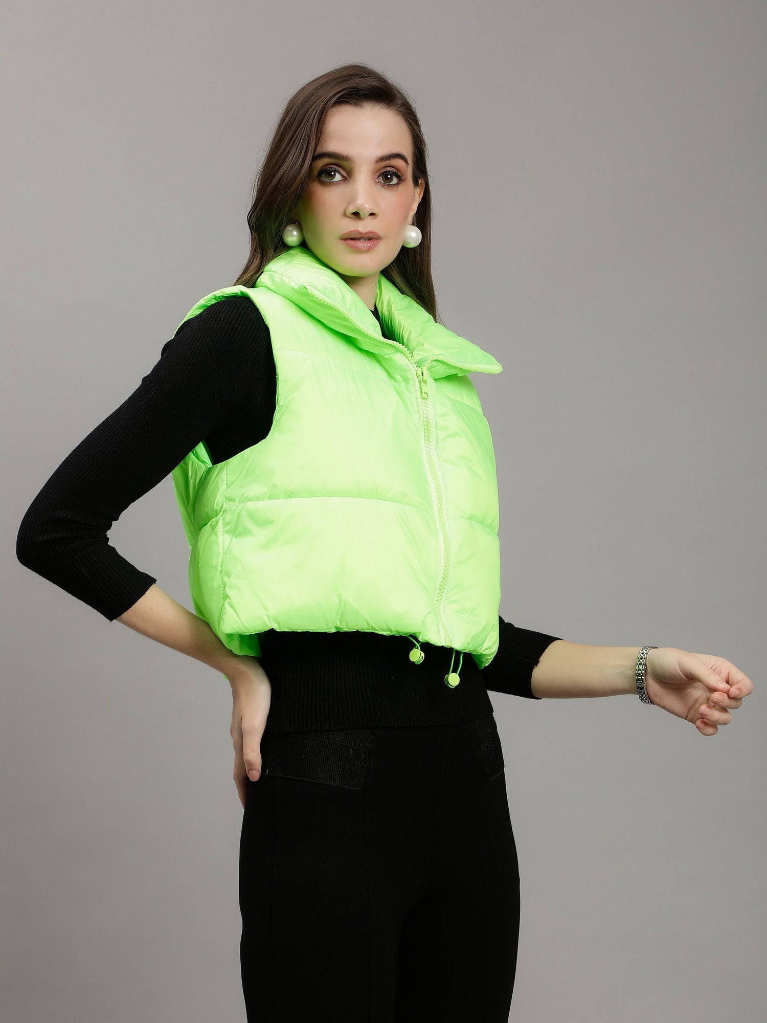 Crop Puffer Jacket