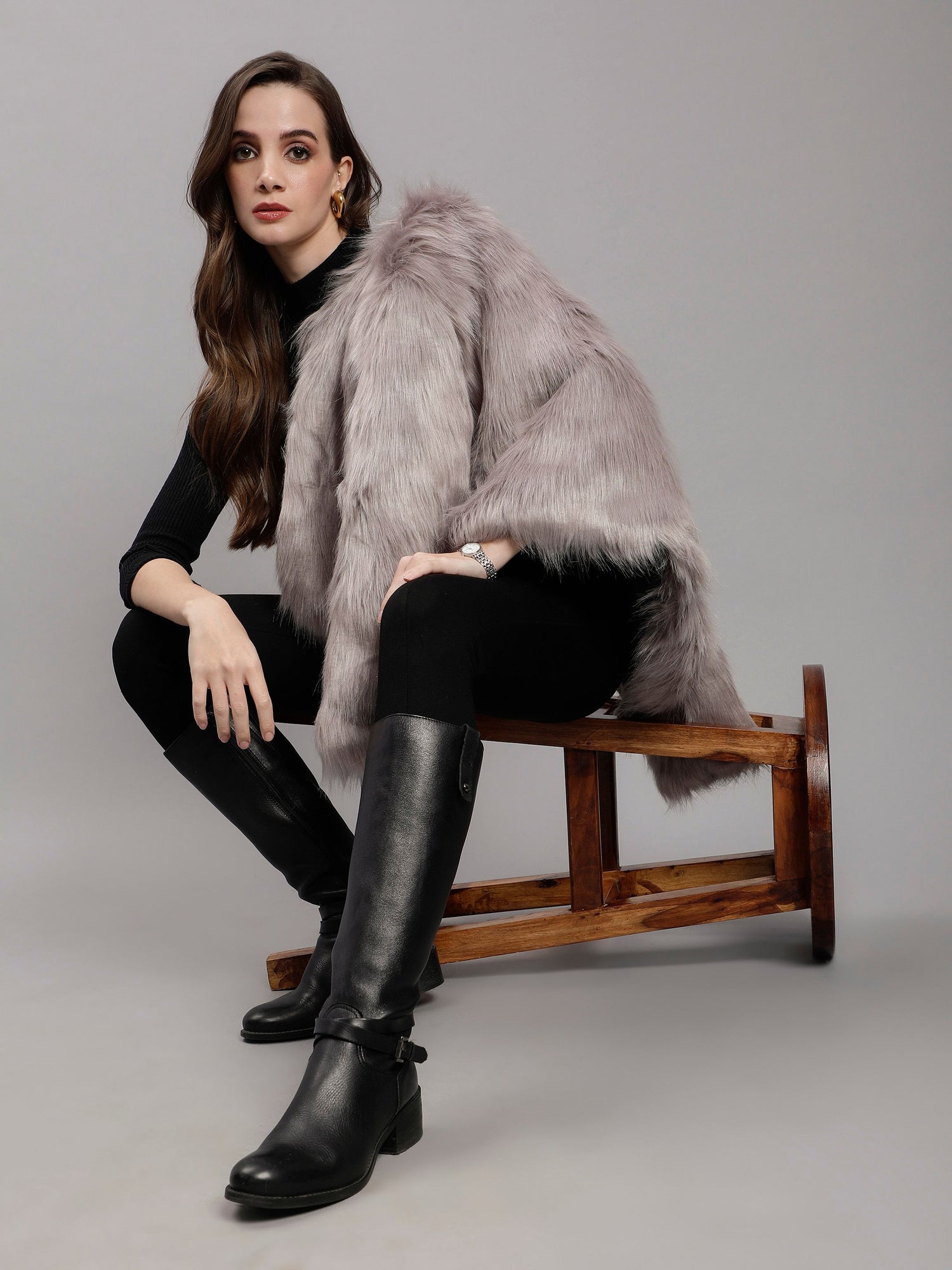 Luxurious Faux Fur Coat