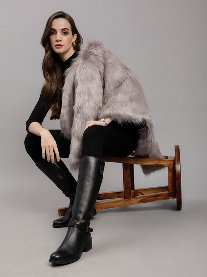Luxurious Faux Fur Coat