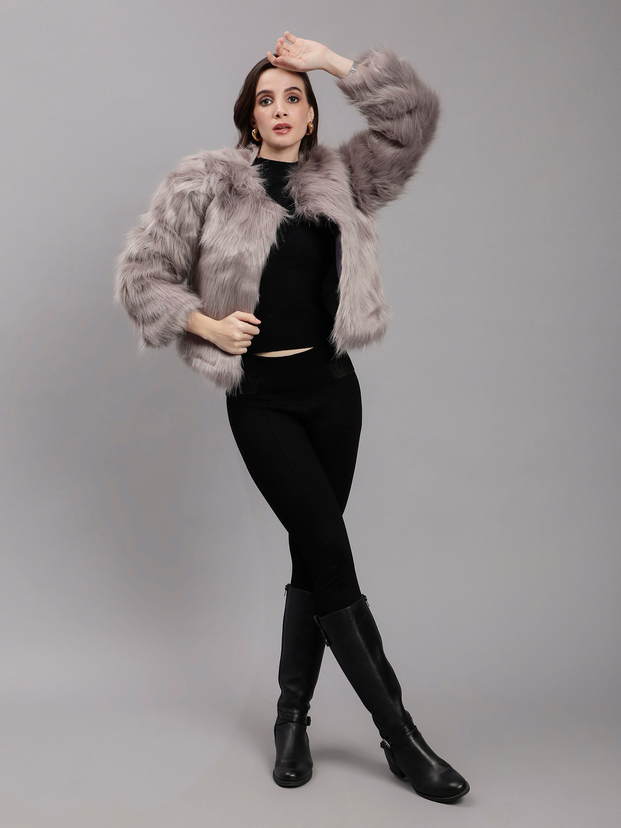 Luxurious Faux Fur Coat