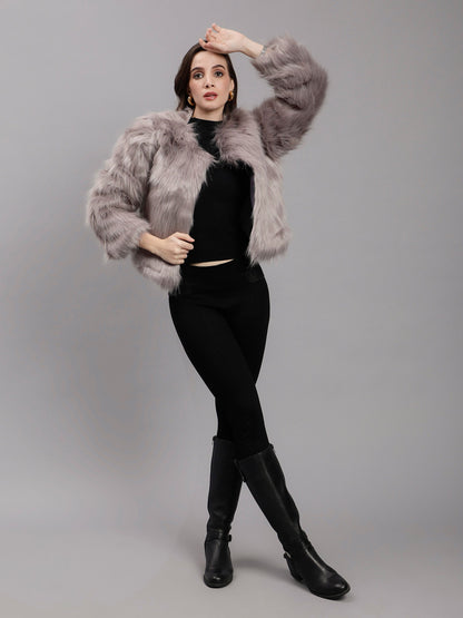 Luxurious Faux Fur Coat