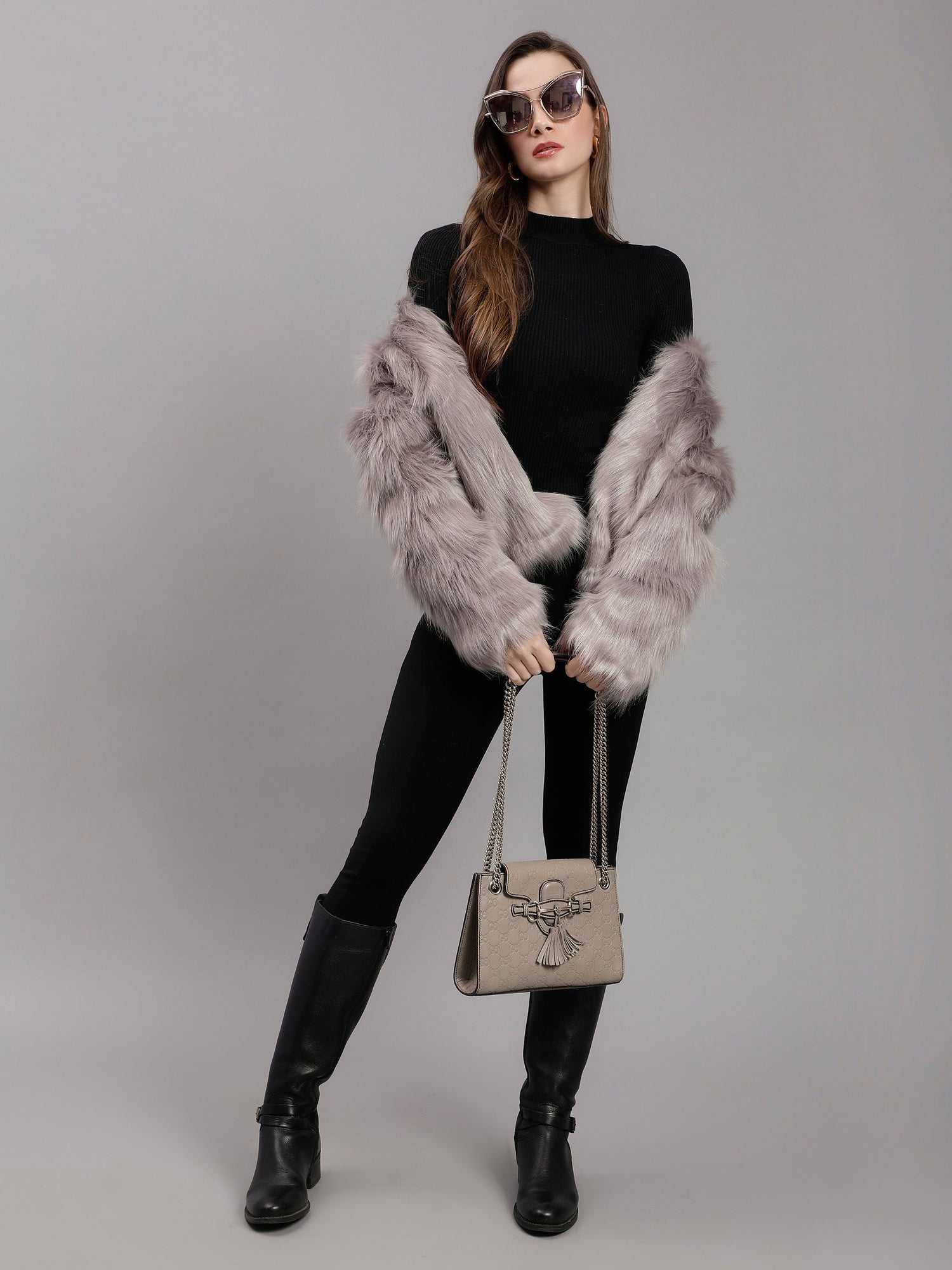 Luxurious Faux Fur Coat