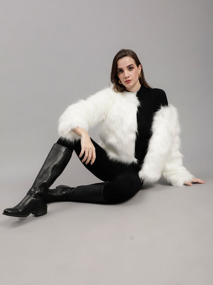 Luxurious Faux Fur Coat