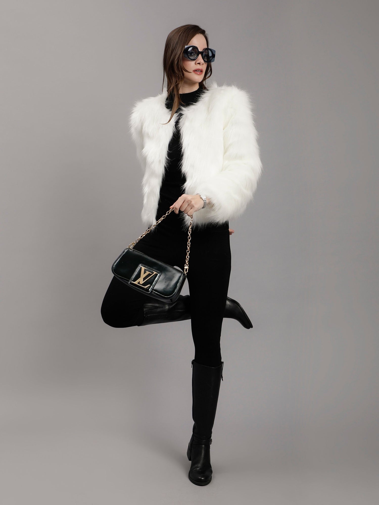 Luxurious Faux Fur Coat