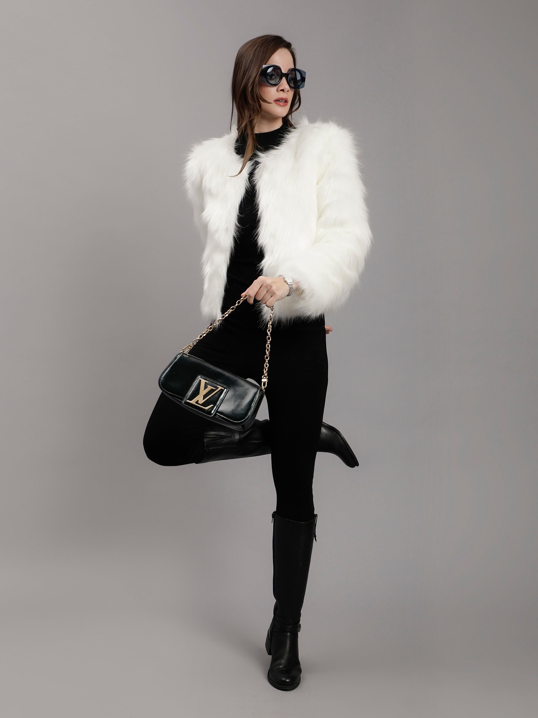 Luxurious Faux Fur Coat