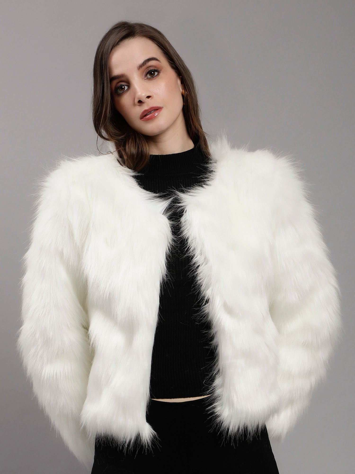 Luxurious Faux Fur Coat