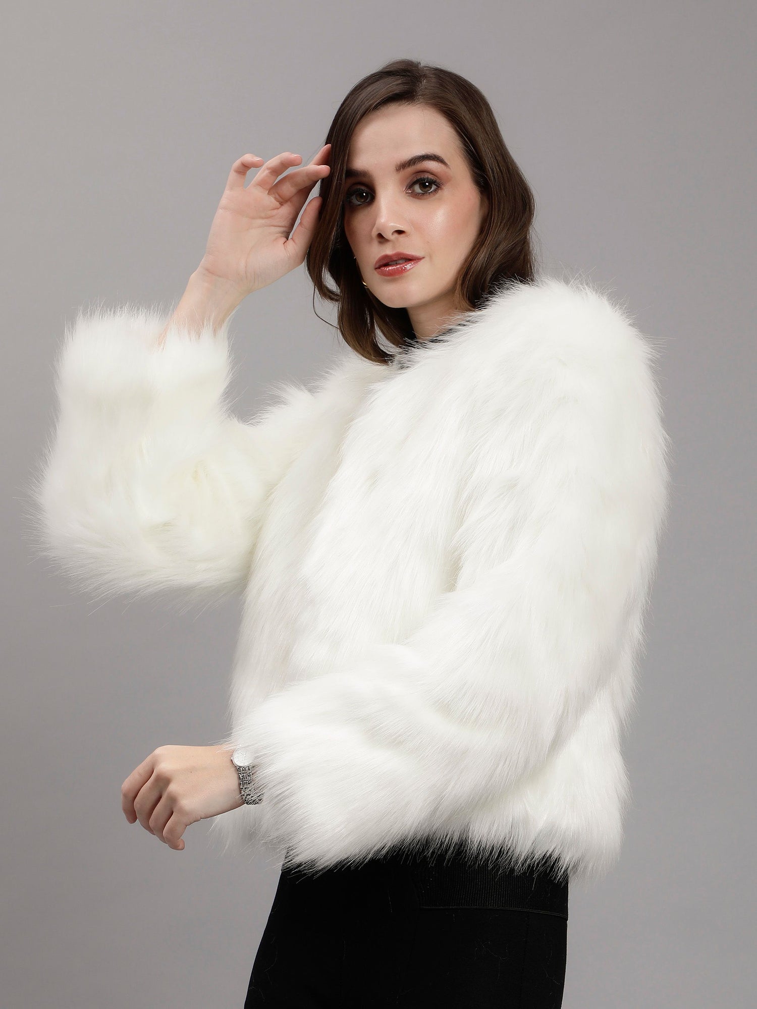 Luxurious Faux Fur Coat