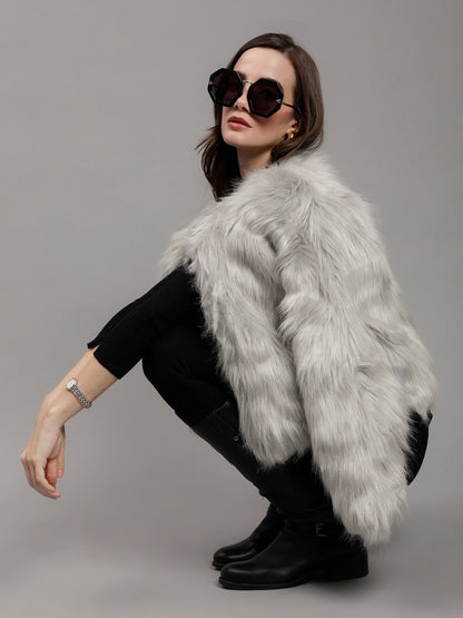 Luxurious Faux Fur Coat