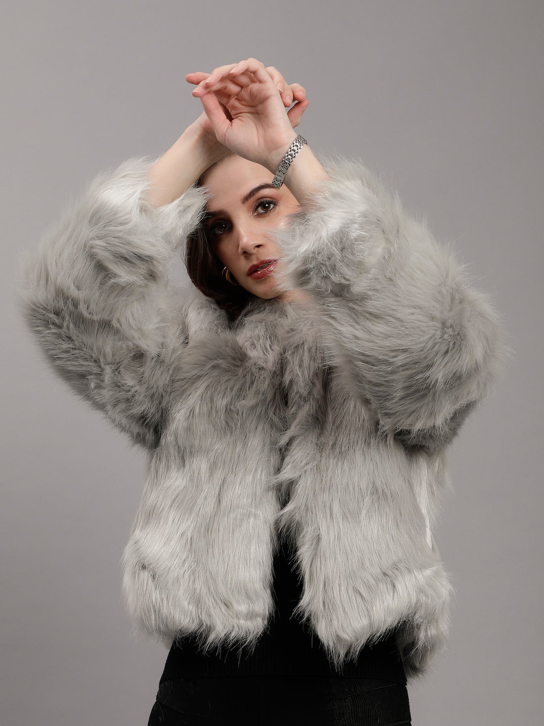 Luxurious Faux Fur Coat
