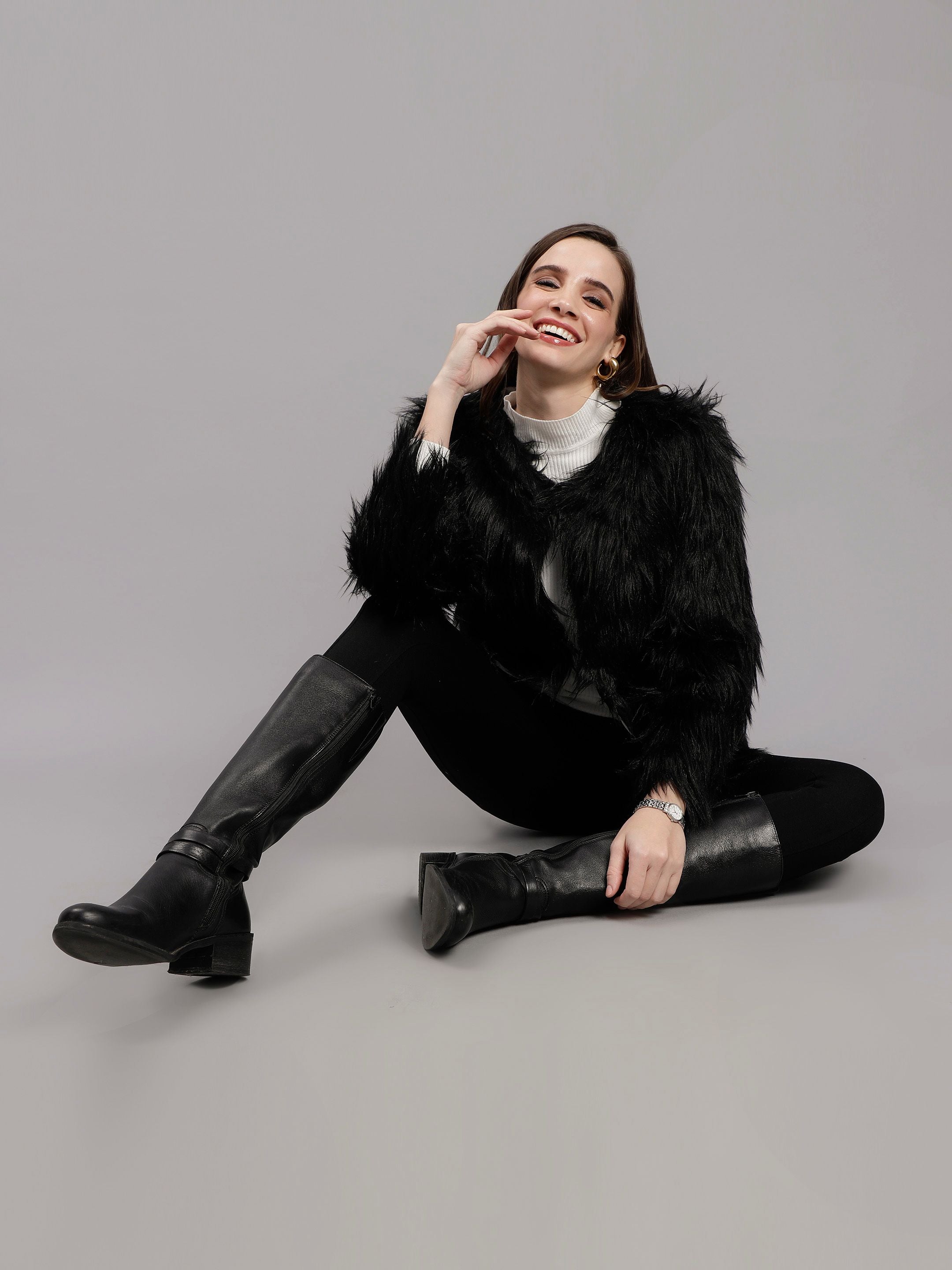 Faux Fur Coat