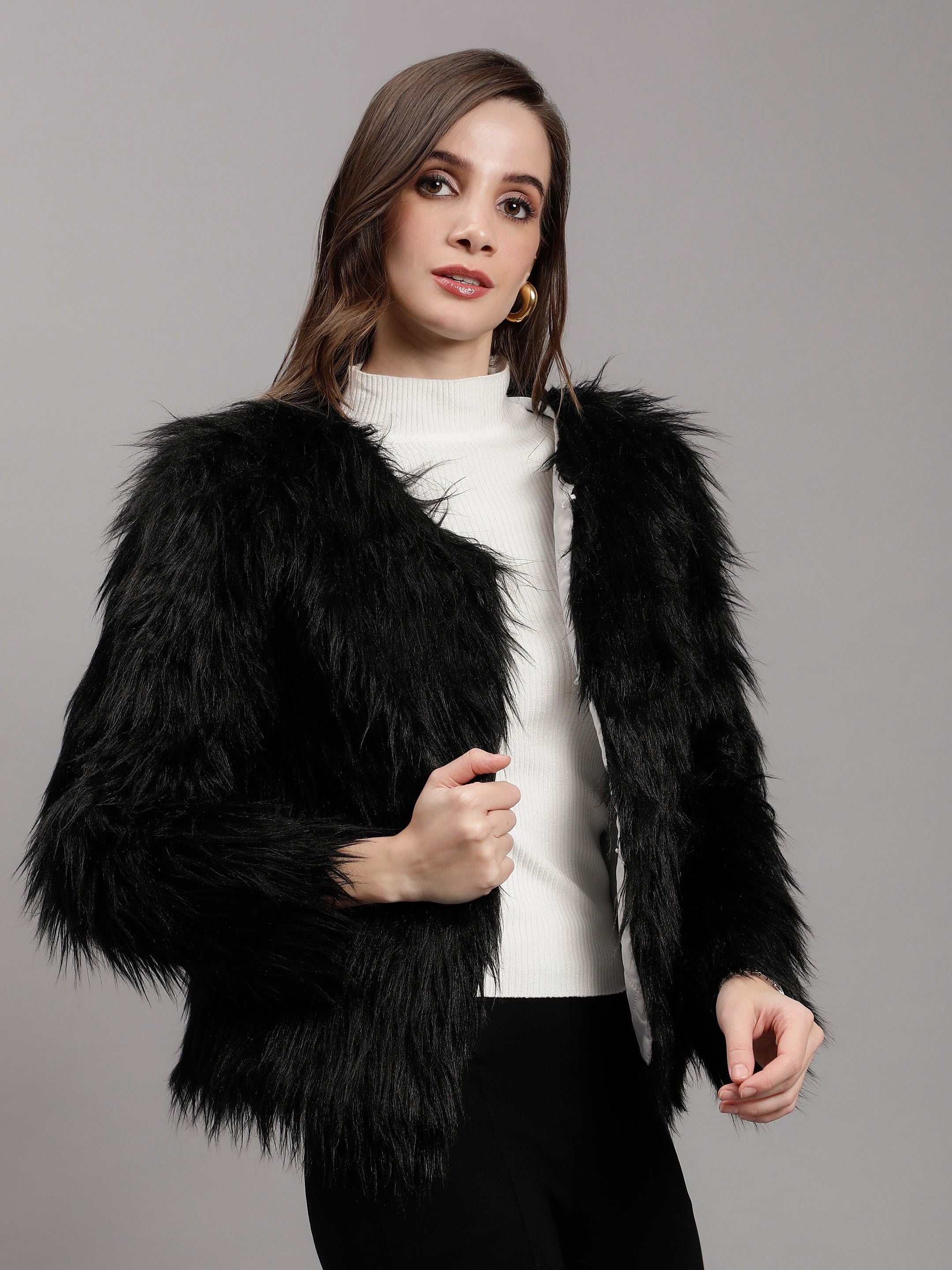 Faux Fur Coat