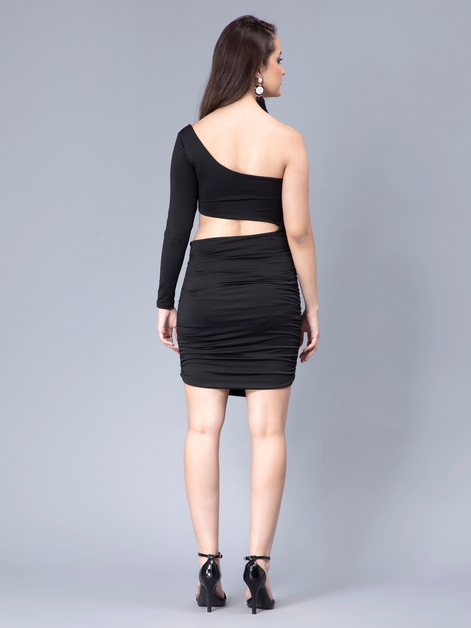 Sexy Hollow Out Short Dress