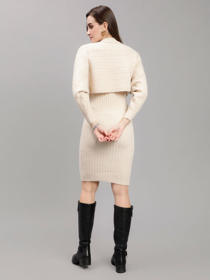 Knitted Two Piece Dress Set