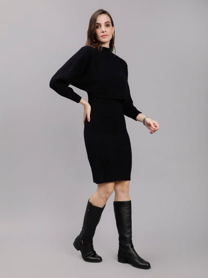 Knitted Two Piece Dress Set
