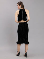 Rhinestones Sprinkle Two Piece Set