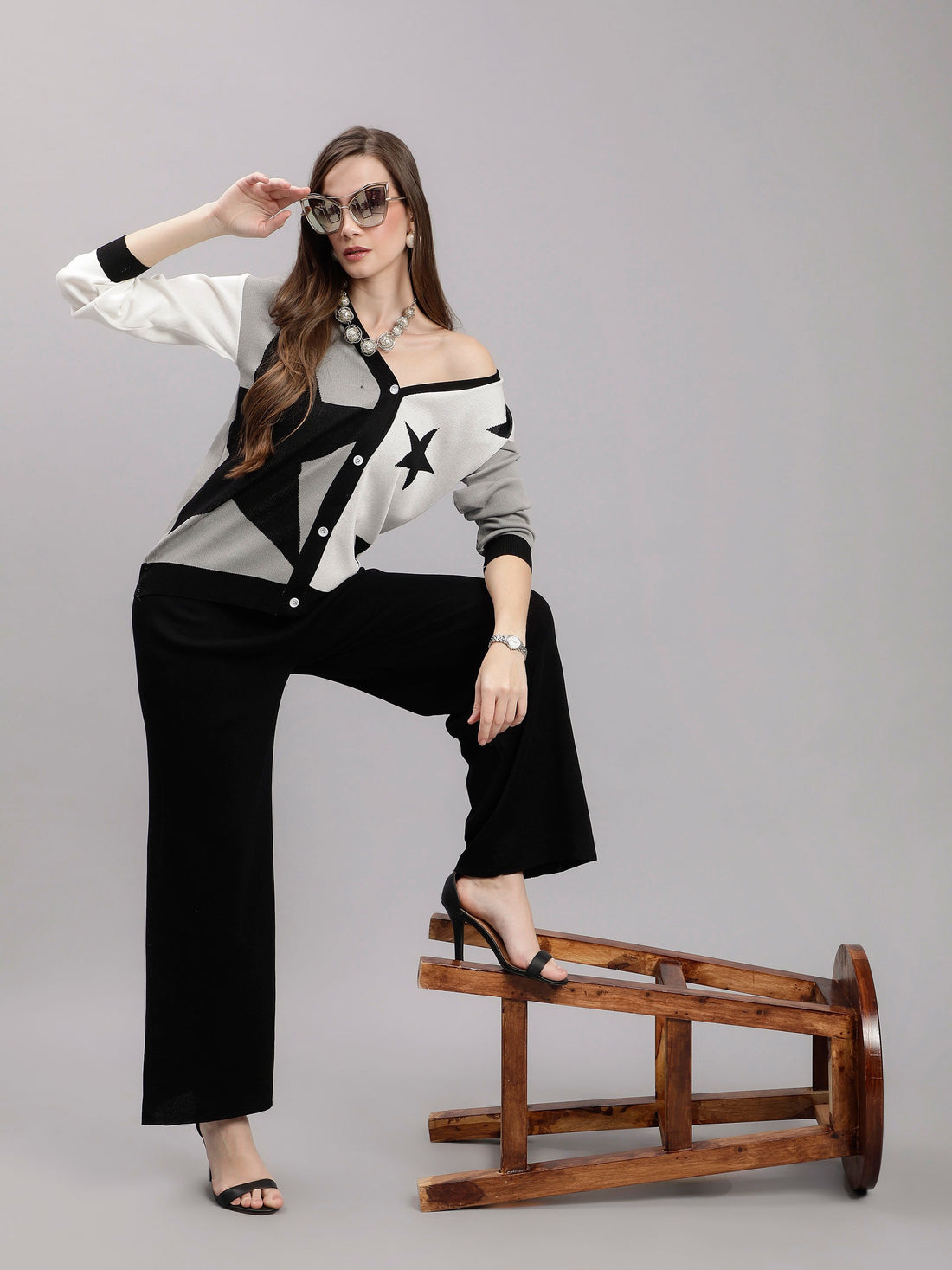 Star Knit Two Piece Set