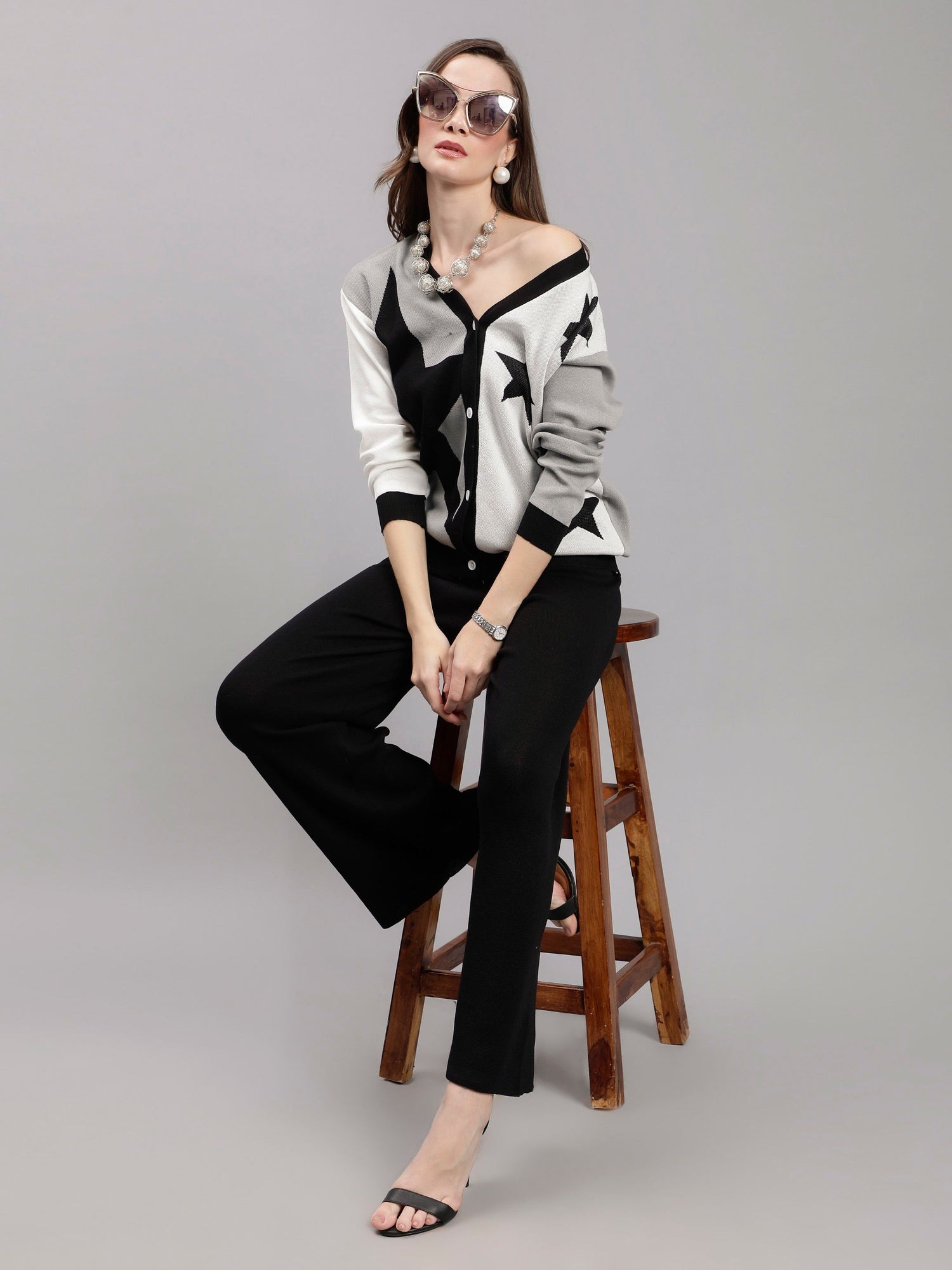 Star Knit Two Piece Set