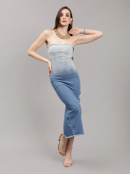Hot Tube Denim Dress