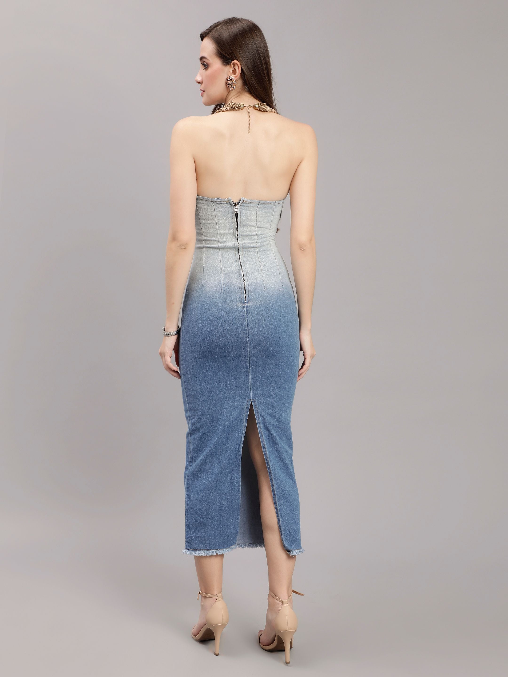 Hot Tube Denim Dress