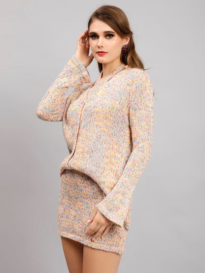 Stylish Knitted Three-Piece Set