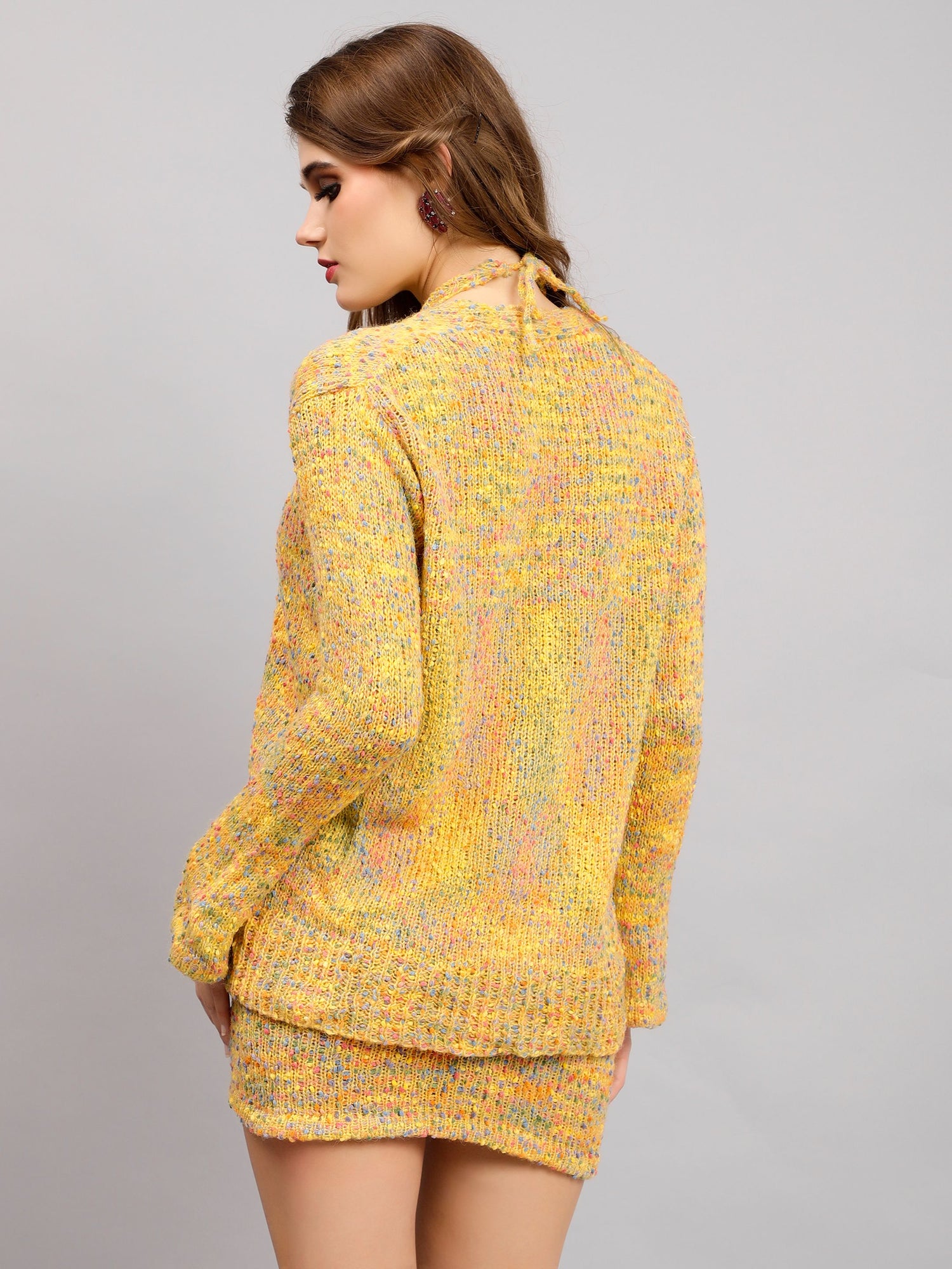 Stylish Knitted Three-Piece Set