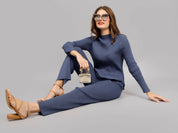 Casual Knitted Two Piece Set