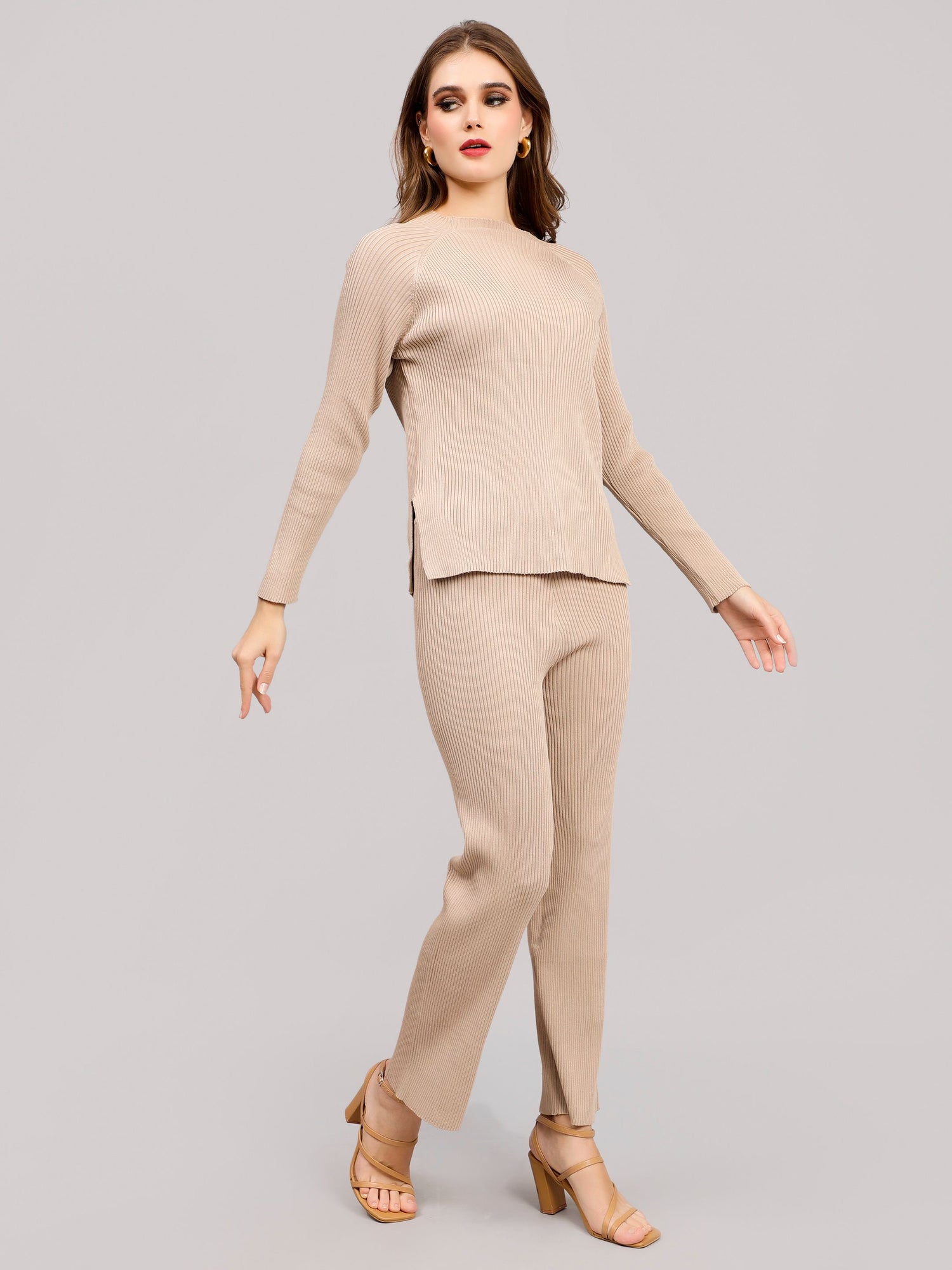 Casual Knitted Two Piece Set
