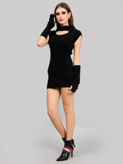 Knitted Bodycon Winter Dress