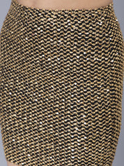Sequined Knitted Skirt