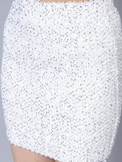 Sequined Knitted Skirt