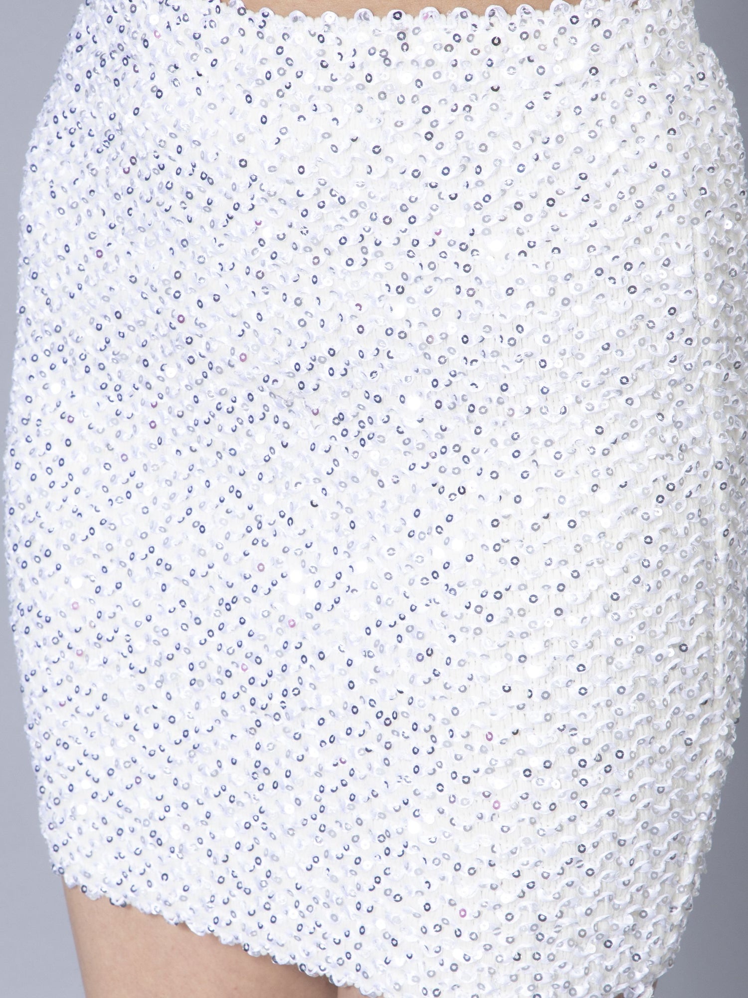 Sequined Knitted Skirt