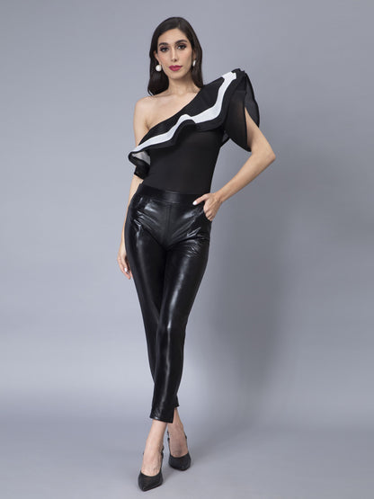 Metallic Slim Fit Pant