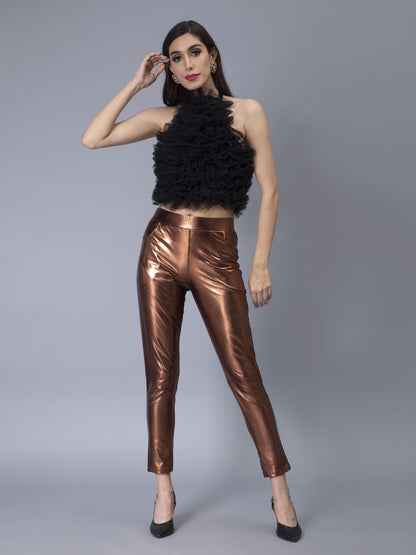 Metallic Slim Fit Pant