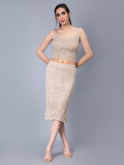 Crochet Cami and Skirt Two Piece set