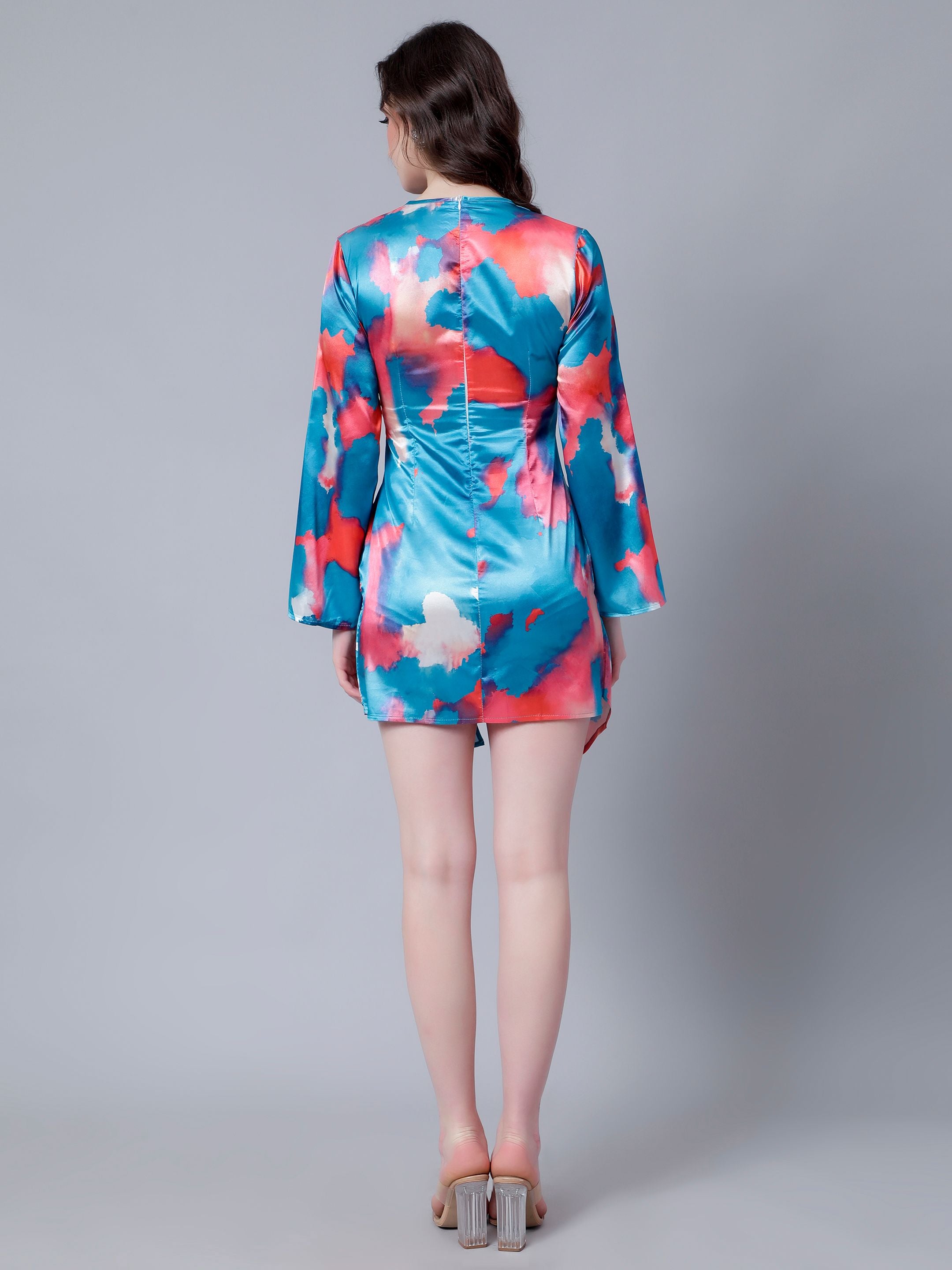 Hot Splash Satin Dress