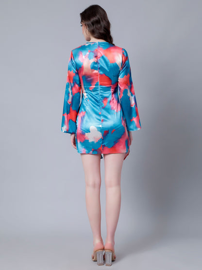 Hot Splash Satin Dress