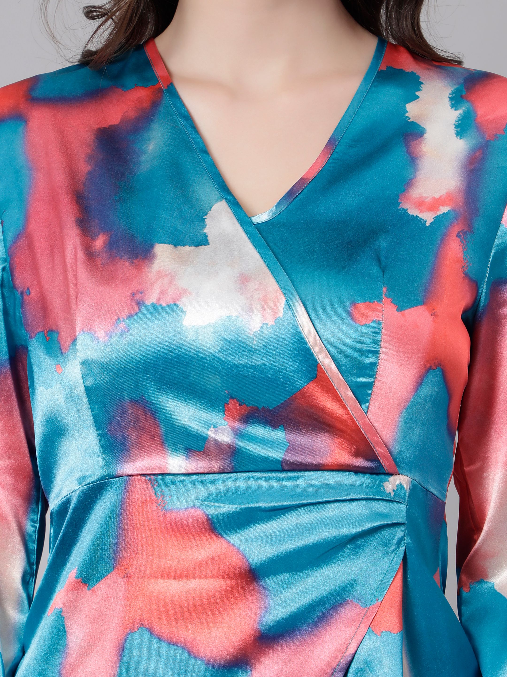 Hot Splash Satin Dress