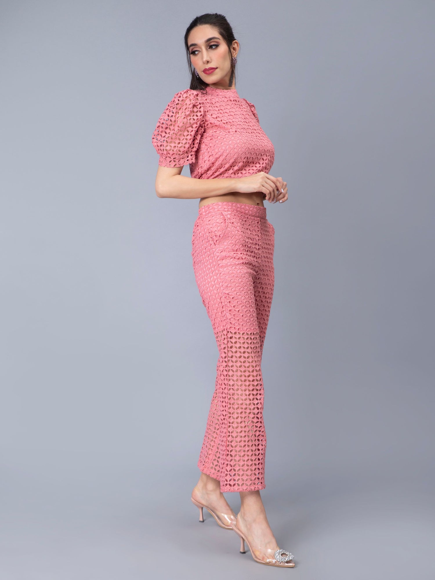 Schiffli Two-Piece Set