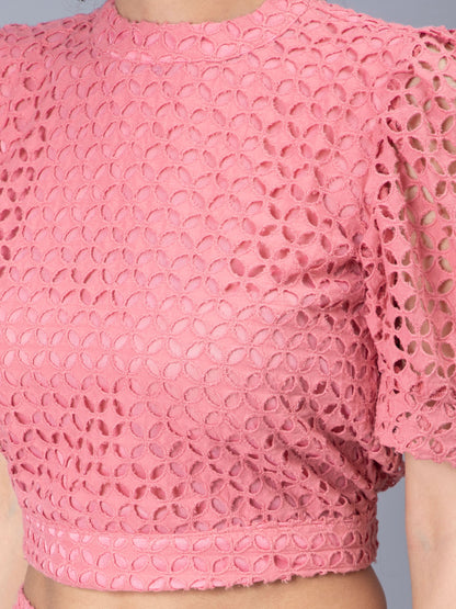 Schiffli Two-Piece Set