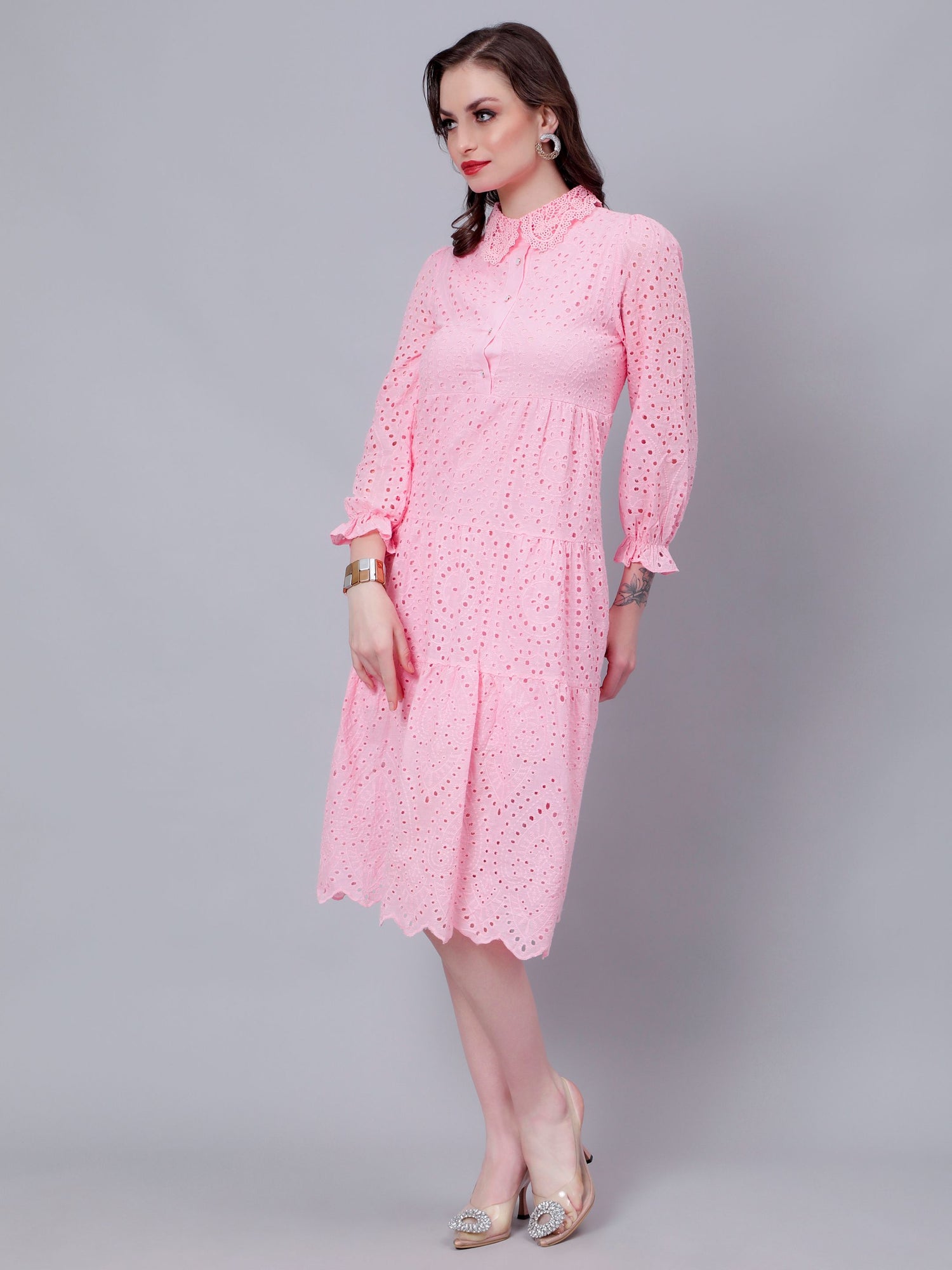 Hollow Hook Chicken Dress