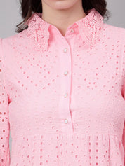 Hollow Hook Chicken Dress