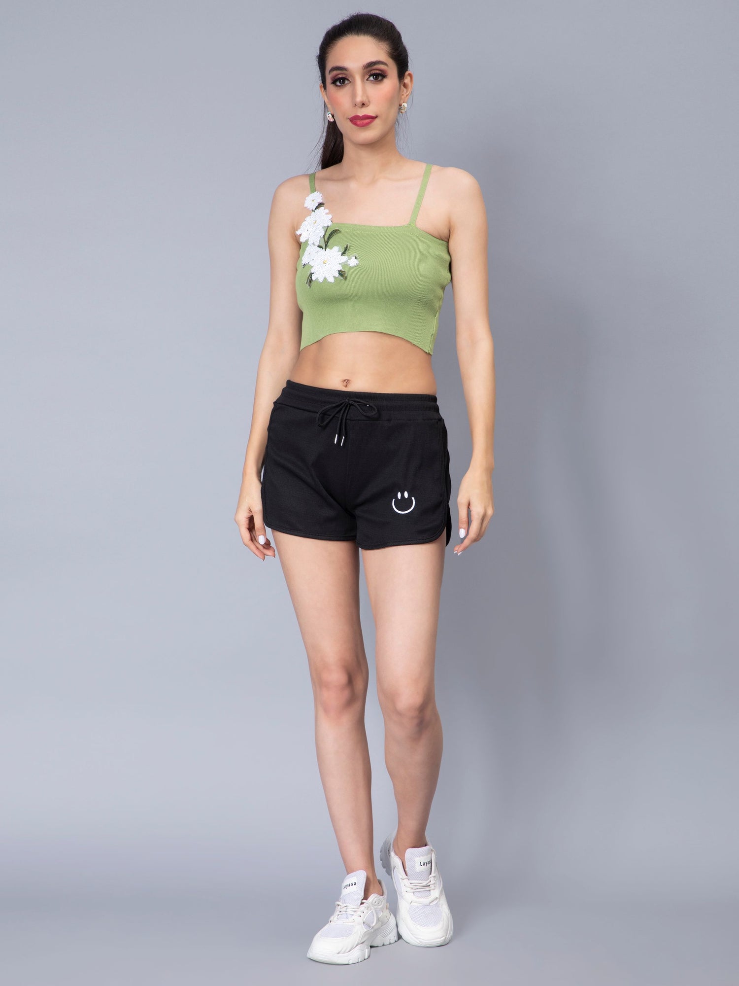 Smiley Rib Lounge Shorts