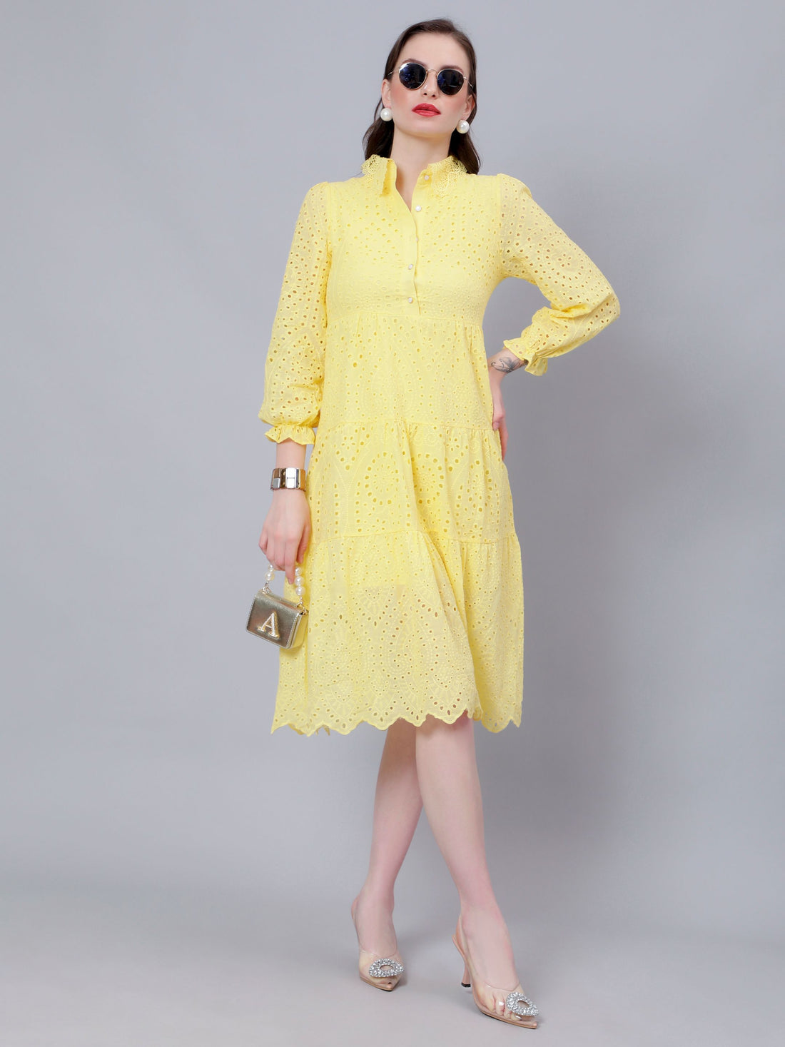 Hollow Hook Chicken Dress